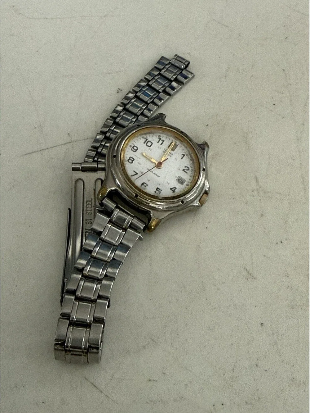 Citizen Railroad 6110-S37633 Mens Two-Tone Stainless Steel Quartz ( Untested )